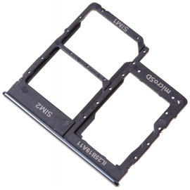 Γνήσια Original Samsung Galaxy A40 2019 (SM-A405F) Sim Tray Cover Assy - SD Card , Υποδοχέας Κάρτας Σιμ & Κάρτας Μνήμης - Κάλυμμα Black (Service Pack By Samsung) GH98-44303A