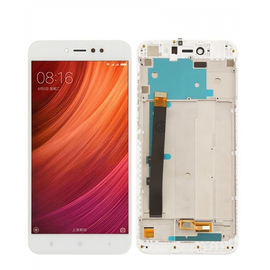 OEM HQ  Xiaomi Redmi Note 5A Prime Lcd Display Screen &Omicron;&theta;ό&nu;&eta; + Touch Screen Digitizer &Mu;&eta;&chi;&alpha;&nu;&iota;&sigma;&mu;ό&sigmaf; &Alpha;&phi;ή&sigmaf;+ Frame &Pi;&lambda;&alpha;ί&sigma;&iota;&omicron; White (Grade AAA+++)