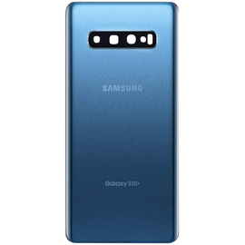 HQ OEM Samsung Galaxy S10 Plus SM-G975F Battery Cover Καπάκι Μπαταρίας + Camera Lens Blue