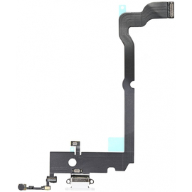 OEM HQ Apple Iphone Xs Max Charging Dock Flex Καλωδιοταινία Κονέκτορα Φόρτισης White (Grade AAA+++)