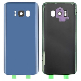 OEM HQ SAMSUNG GALAXY S8 G950F G950 SM-G950F BATTERY COVER Καπάκι Μπαταρίας Blue + Camera Lens