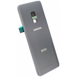 OEM HQ Samsung Galaxy S9 Plus SM-G965F G965 Battery Cover Καπάκι Μπαταρίας + Camera Lens (GRADE AAA+++) Silver
