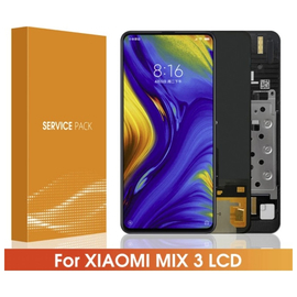 Γνήσια Original Xiaomi Mi Mix 3 AMOLED LCD Screen Display Οθόνη +Touch Screen Digitizer Μηχανισμός Αφής + Πλαίσιο Frame Bezel Μαύρο Black 561010012033 560610072033​ (Service Pack By Xiaomi)