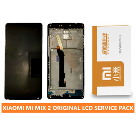 Γνήσιο Original Xiaomi Mi Mix 2 Lcd Display Assembly Screen Οθόνη + Touch Screen Digitizer Μηχανισμός Αφής + Frame Πλαίσιο Black (Service Pack By Xiaomi)