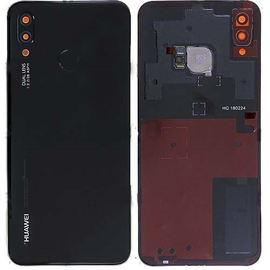 Γνήσιο Original Huawei P20 Lite (ANE-AL00, ANE-TL00) / P20 Lite Dual SIM (ANE-L21, ANE-LX1) Battery cover Κάλυμμα Μπαταρίας+ Fingerprint sensor Αισθητήρας Δακτυλικού αποτυπώματος 02351VPT Black