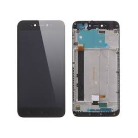 Γνήσιο Original Xiaomi Redmi Note 5A Prime Lcd Screen Display Οθόνη + Touch Screen Digitizer Μηχανισμός Αφής + Πλαισο Frame Black