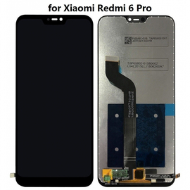 OEM HQ Xiaomi MiA2 Lite Mi A2 Lite / Redmi 6 Pro Lcd Display Assembly Screen Οθόνη + Touch Screen Digitizer Μηχανισμός Αφής Black (Grade AAA+++)