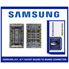 Γνήσια Original Samsung Galaxy A51 2020 (SM-A515F) Board Socket Connector / BTB Socket A, Κοννέκτορας Μητρικής Πλακέτας (Service Pack By Samsung) 3710-004008