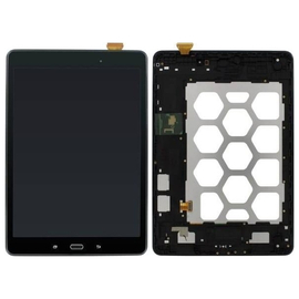 Γνήσιο Original Samsung T550 Galaxy TAB A 9.7" Lcd Display Screen Οθόνη + Touch Screen Digitizer Μηχανισμός Αφής + Frame Πλαίσιο Black (Service Pack By Samsung) GH97-17400D