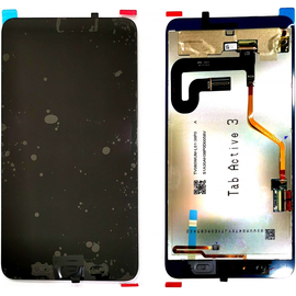 Γνήσιο Original Samsung Galaxy Active 3 8'' T570N Lcd Display Οθόνη + Touch Screen Μηχανισμός Αφής Black GH82-24251A (Service Pack By Samsung)​