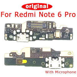 Γνήσιο Original Xiaomi Redmi Note6, Redmi Note 6 Pro, Καλωδιοταινία Φόρτισης SUB Usb Plug Charging Board (Charging Dock Flex) + Mic Μικρόφωνο (Service Pack By Xiaomi)