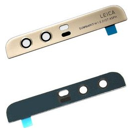 OEM HQ Huawei P10 Plus (VKY-L29, VKY-L29A, VKY-L09, VKY-L00) Camera Lens Τζαμάκι Κάμερας Gold