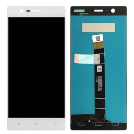 OEM HQ Nokia 3 (TA-1020) Dual Sim (TA-1032) LCD Display Screen &Omicron;&theta;ό&nu;&eta; + Touch Screen Digitizer &Mu;&eta;&chi;&alpha;&nu;&iota;&sigma;&mu;ό&sigmaf; &Alpha;&phi;ή&sigmaf; White​ (Grade AAA+++)