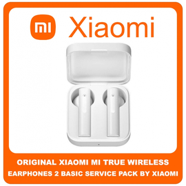 Γνήσιο Original Xiaomi Mi True Wireless Earphones 2 Basic  Ασύρματα Ακουστικά BHR4089GL White Ασπρο  (Service Pack by Xiaomi)