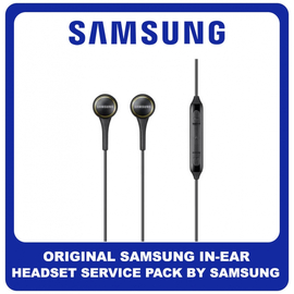 Γνήσιο Original Samsung In-Ear Stereo Headset Ακουστικά IG935B Black Μαύρο (Service Pack by Samsung)