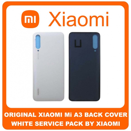 Γνήσιο Original Xiaomi MiA3 Mi A3 Rear Back Battery Cover Πίσω Καπάκι Κάλυμμα Μπαταρίας White (Service Pack By Xiaomi)