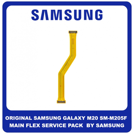 Γνήσιο Original Samsung Galaxy M20 M205 SM-M205F Main Flex Cable Motherboard Connector Κεντρική Καλωδιοταινία GH59-15013A (Service Pack By Samsung)