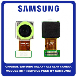 Γνήσιο Original Samsung Galaxy A72 A725 A726 SM-A725F SM-A726B Rear Camera Module 8MP Πίσω Κάμερα GH96-14168A (Service Pack By Samsung)