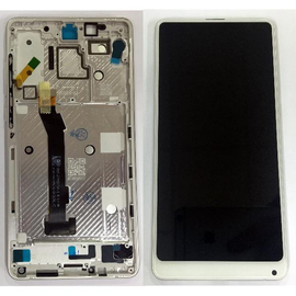 Γνήσια Original Xiaomi Mi Mix 2s LCD Screen Display Οθόνη +Touch Screen Digitizer Μηχανισμός Αφής + Πλαίσιο Frame Bezel Λευκό White