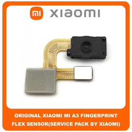 Original Γνήσιο Xiaomi Mi A3, MiA3 (M1906F9SH, M1906F9SI) Fingerprint Flex Sensor Καλωδιοταινία Αισθητήρας Δακτυλικού Αποτυπώματος (Service Pack By Xiaomi)