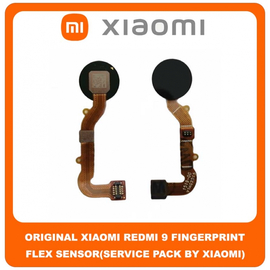 Original Γνήσιο Xiaomi Redmi 9 Redmi9 (M2004J19G, M2004J19C) Fingerprint Flex Sensor Καλωδιοταινία Αισθητήρας Δακτυλικού Αποτυπώματος (Service Pack By Xiaomi)