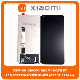 OEM HQ Xiaomi Redmi Note 9T , Note9T (M2007J22G, J22) Redmi Note 9 5G Note9 5G (M2007J22C)​ IPS LCD Display Assembly Screen Οθόνη + Touch Screen Digitizer Μηχανισμός Αφής Black Μαύρο (Grade AAA+++)