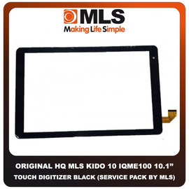 Original Γνήσιο Tablet MLS Kido 10 IQME100 10.1'' Touch Screen Digitizer Μηχανισμός Αφής Τζάμι Black Μαύρο (Service Pack By MLS)