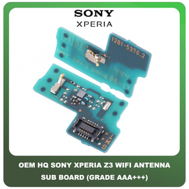 OEM HQ Sony Xperia Z3 XperiaZ3 (D6603, D6653, D6616, D6643, SO-01G, SOL26, D6646) Wifi Antenna PCB Sub Board Module Flex Πλακετάκι Καλωδιοταινία Κεραίας 1281-5370 (Grade AAA+++)