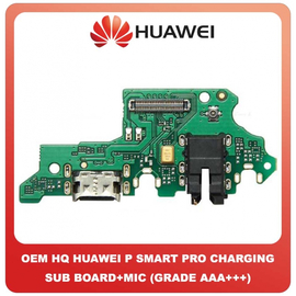 OEM HQ Huawei P Smart Pro PSmartPro (STK-L21) Καλωδιοταινία Φόρτισης SUB Charging Board (Charge Connector Dock Flex) + Mic Μικρόφωνο (Grade AAA+++)