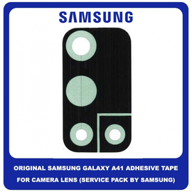 Original Γνήσιο Samsung Galaxy A41 A415 (SM-A415F/DSN, SM-A415F/DSM, SM-A415F, SM-A415F/DS) Adhesive Tape For Camera Lens Κόλλα Διπλής Όψης Για Πίσω Τζαμάκι Κάμερας GH02-20528A (Service Pack By Samsung)
