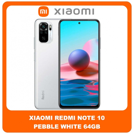 Xiaomi Redmi Note 10 , Redmi Note10 (M2101K7AI, M2101K7AG) Brand New Smartphone Mobile Phone 64GB Κινητό Frost White (Pebble White) Άσπρο