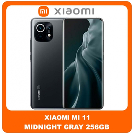 Xiaomi Mi 11 Mi11 (M2011K2C, M2011K2G) Brand New Smartphone Mobile Phone 256GB Κινητό Midnight Gray Γκρι MZB08JEEU