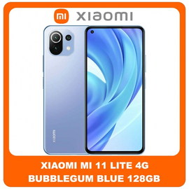 Xiaomi Mi 11 Lite 4G, Mi11 Lite 4G (M2101K9AG, M2101K9AI) Brand New Smartphone Mobile Phone 128GB Κινητό Bubblegum Blue (Jazz Blue) Μπλε MZB08GJEU