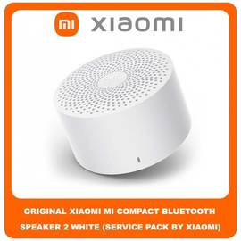 Γνήσιο Original Xiaomi Mi Compact Bluetooth Speaker 2 QBH4141EU XIAQBH4141EU Ασύρματο Φορητό Ηχείο White Άσπρο (Service Pack By Xiaomi)