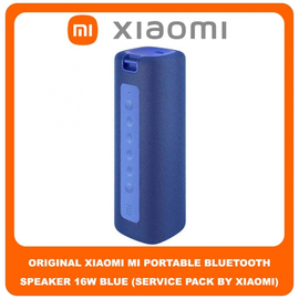 Γνήσιο Original Xiaomi Mi Portable Bluetooth Waterproof Speaker 16W QBH4197GL Ασύρματο Φορητό Αδιάβροχο Ηχείο Blue Μπλε (Service Pack By Xiaomi)