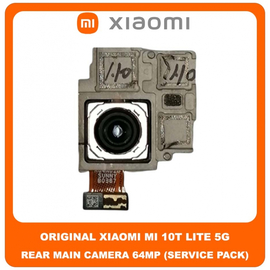 Original Γνήσιο Xiaomi Mi 10T Lite , Mi10T Lite 5G (M2007J17G) Main Rear Back Camera Module Flex 64 MP f/1.9 26mm Wide Πίσω Κεντρική Κάμερα (Service Pack By Xiaomi)