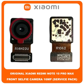 Original Γνήσιο Xiaomi Redmi Note 10 Pro Max, Note10 Pro Max (M2101K6I) Front Selfie Camera Module Flex Μπροστά Κάμερα 16 MP f/2.5 Wide (Service Pack By Xiaomi)