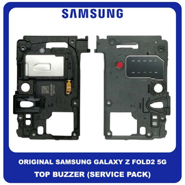 Γνήσιο Original Samsung Galaxy Z Fold2 5G , Z Fold 2 5G F916 (SM-F916B, SM-F916U, SM-F916U1, SM-F916N) Top Upper Buzzer Loudspeaker Loud Speaker Sound Ringer Module Πάνω Ηχείο Μεγάφωνο GH96-13695A (Service Pack By Samsung)