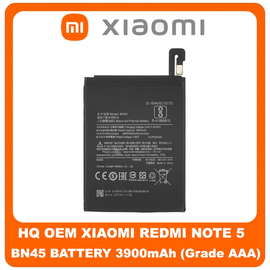 HQ OEM Συμβατό Για Xiaomi Redmi Note 5 (MEG7, MEI7) BN45 Battery Μπαταρία 3900mAh Li-Ion-Polymer (Grade AAA+++)