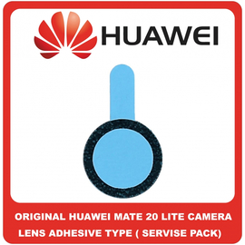 Γνήσια Original Huawei Mate 20 Lite , Mate20Lite (SNE-AL00, SNE-LX1, SNE-LX2, SNE-LX3, INE-LX2) Camera Lens Κάτω Τζαμάκι Κάμερας Adhesive Tape 51638846 (Service Pack By Huawei)