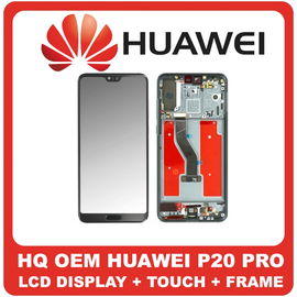 HQ OEM &Sigma;&upsilon;&mu;&beta;&alpha;&tau;ό &Gamma;&iota;&alpha; Huawei P20 Pro (CLT-L09, CLT-L29) Amoled Lcd Screen Display &Omicron;&theta;ό&nu;&eta; + Touch Screen Digitizer &Mu;&eta;&chi;&alpha;&nu;&iota;&sigma;&mu;ό&sigmaf; &Alpha;&phi;ή&sigmaf; + Frame Bezel &Pi;&lambda;&alpha;ί&sigma;&iota;&omicron;  Blue &Mu;&pi;&lambda;&epsilon; (Grade AAA+++)