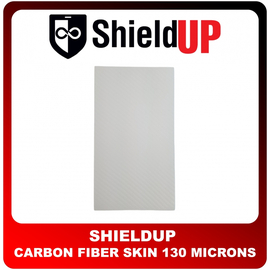New ShieldUp 1pc Carbon Fiber Skin Ειδική Μεμβράνη Νανοτεχνολογίας 130 Microns Carbon White Άσπρο (Με Αγορά Μηχανήματος Ή Χρησιδάνειο) Τιμή Τεμαχίου