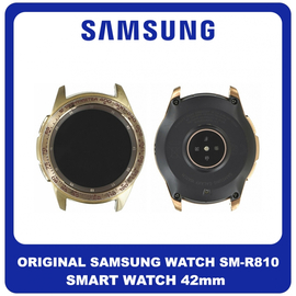 Γνήσια Original Samsung Galaxy Watch 42mm, Smart Watch Ρολόι Rose Gold Χρυσό SM-R810nzdaxar (Grade C) (Blister Pack By Samsung)​