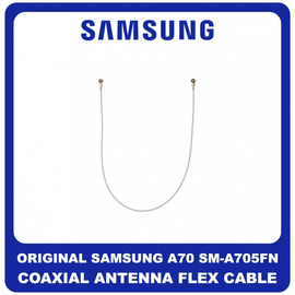 Γνήσια Original Samsung Galaxy A70 2019 (SM-A705FN) CBF Coaxial Antenna Cable Flex 125.7mm, Καλώδιο Κεραίας Ομοαξονικό, (Service Pack By Samsung) GH39-02014A