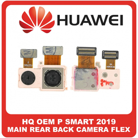 HQ OEM Συμβατό Για Huawei P Smart 2019 (POT-LX1, POT-LX1AF, POT-LX2J) Main Rear Back Camera Module Flex Πίσω Κεντρική Κάμερα 13 MP, f/1.8, PDAF + 2 MP, (depth) (Grade AAA+++)