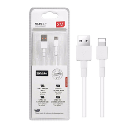 Καλώδιο Φόρτισης usb to Lightning - 3m - d5 -194721