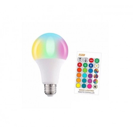 Λάμπα led – rgb με Χειριστήριο – e27 – 5w – 513544