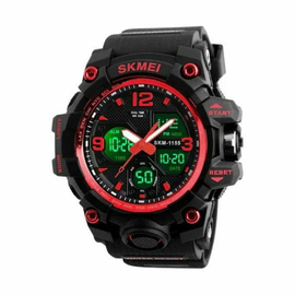 Ψηφιακό/αναλογικό Ρολόι Χειρός – Skmei - 1155 - 011552 - Black/red