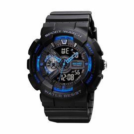 Ψηφιακό/αναλογικό Ρολόι Χειρός – Skmei - 1688 - 016885 - Black/blue