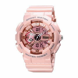 Ψηφιακό/αναλογικό Ρολόι Χειρός – Skmei - 1688 - 016885 - Pink